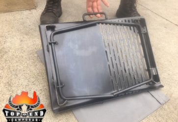 New Half Grill Collapsible BBQ Plate